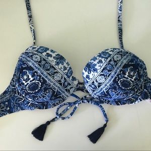 Super cute tassel bikini top